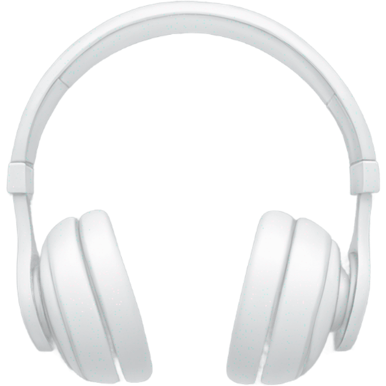 white headphones with white bows emoji