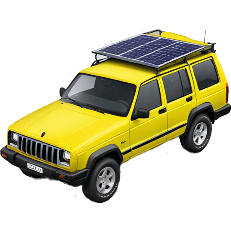 Jeep XJ solar yellow emoji