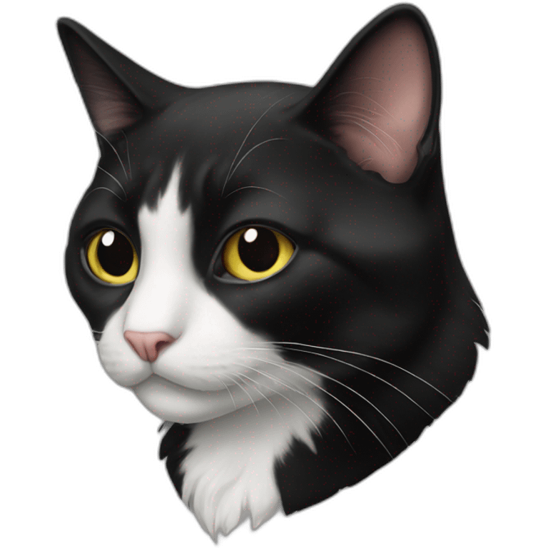 tuxedo cat emoji