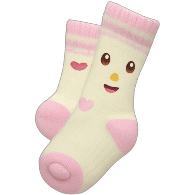 cute baby socks emoji