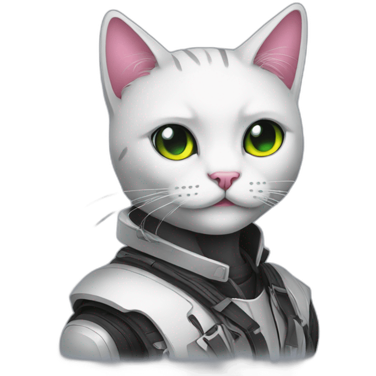 cyber emo cat emoji