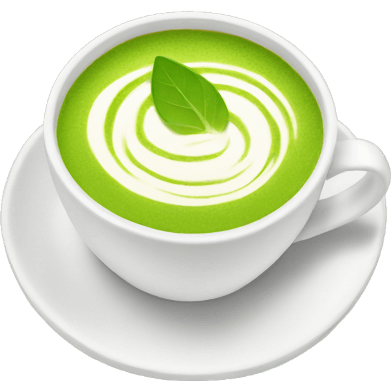 Matcha latte emoji