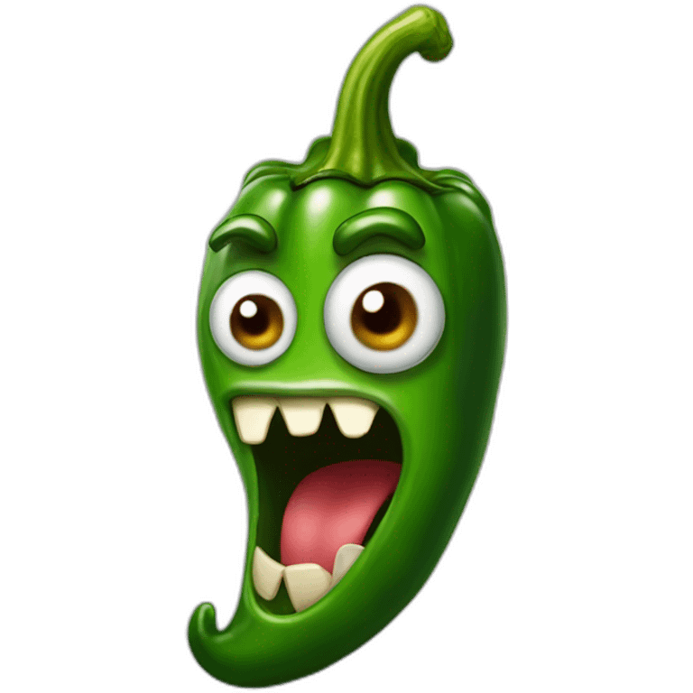 Jalapeno monster emoji