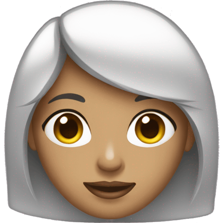 Ordinateur femme emoji