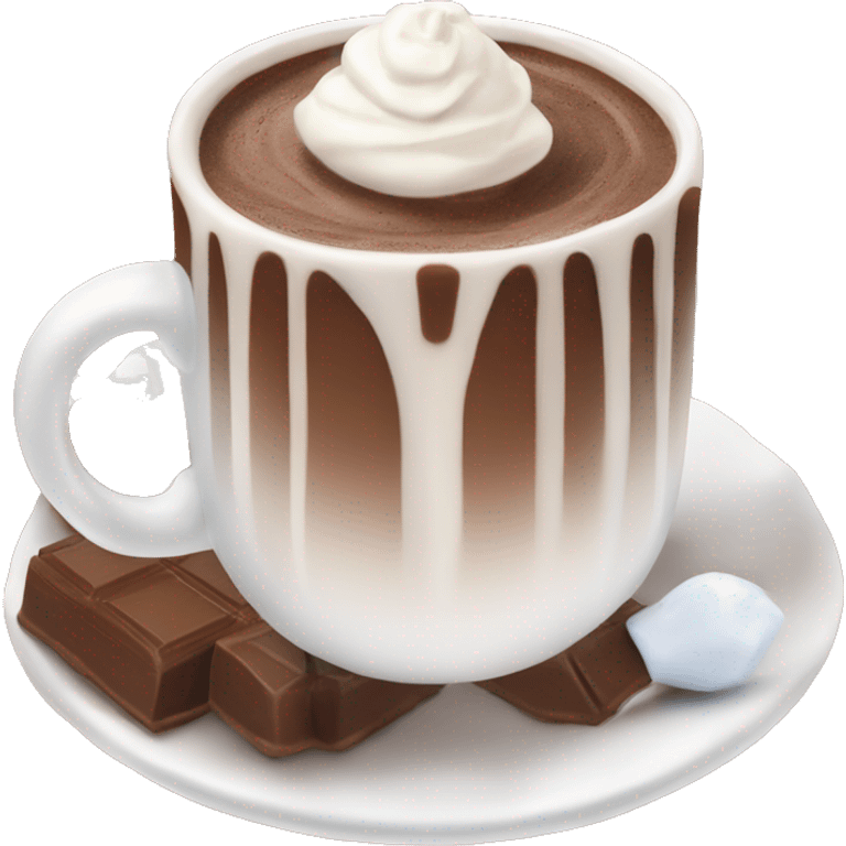 Hot chocolate in a cup ￼ emoji