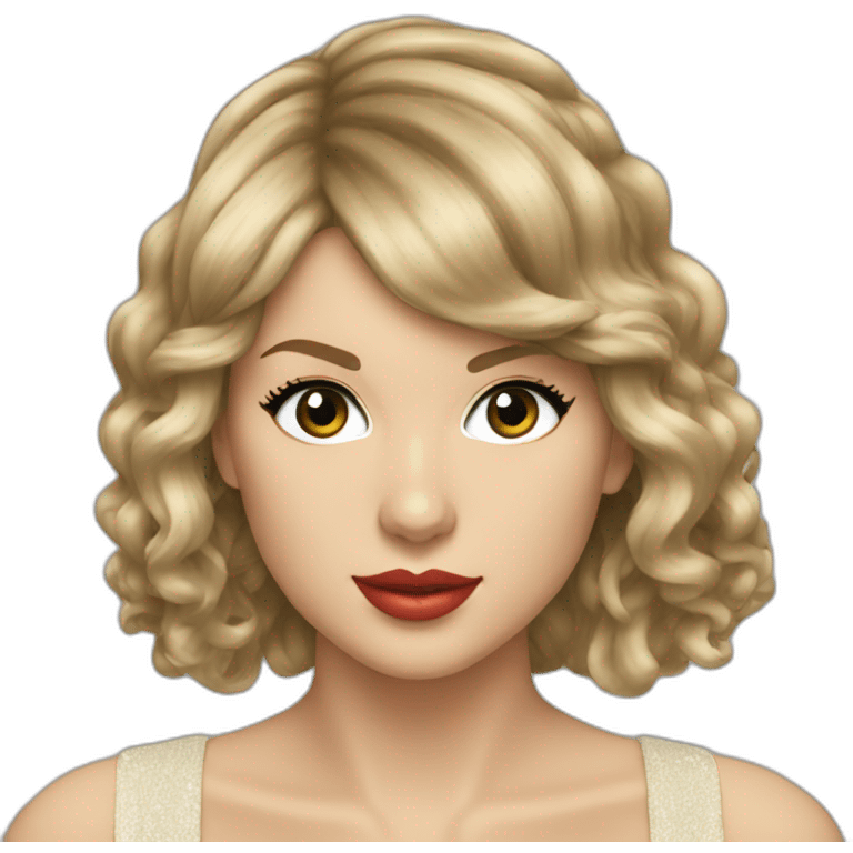 Taylor Swift pelo largo emoji