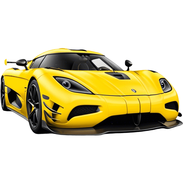 Koenigsegg Agera RS - Koenigsegg (Model Year: 2020) (Iconic colour: Yellow) emoji