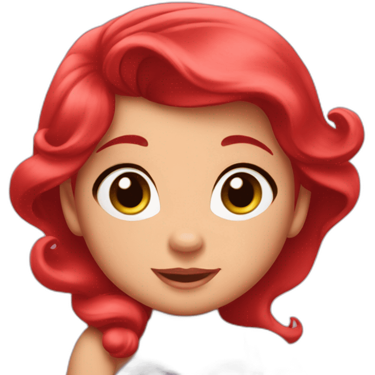 Ariel Disney baby emoji