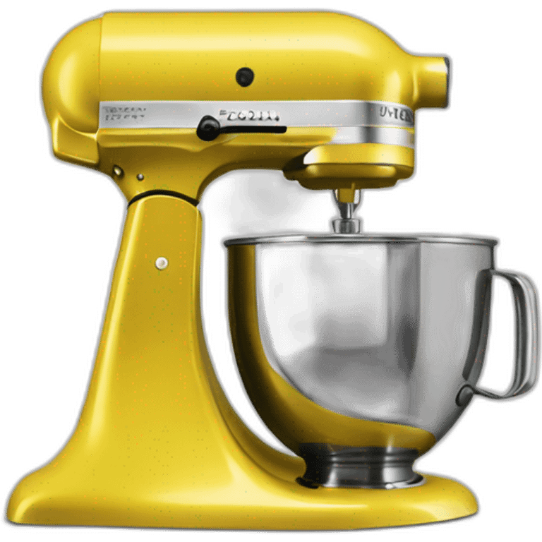 yellow-stand-mixer-with-glass-bowl emoji