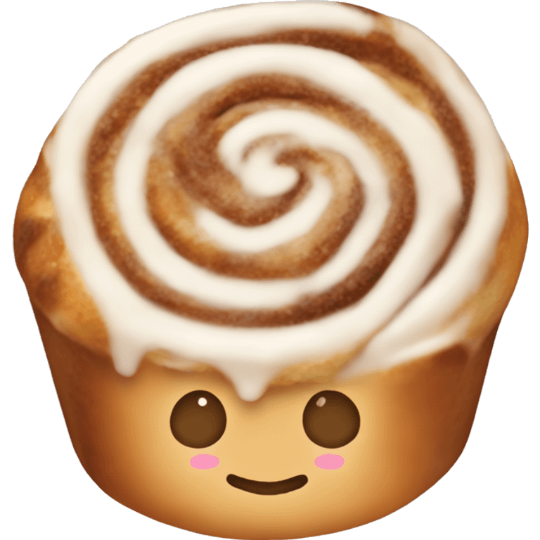 one cinnamon roll  emoji