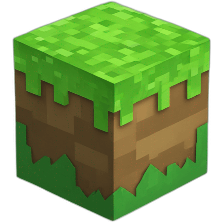 Minecraft grass block emoji