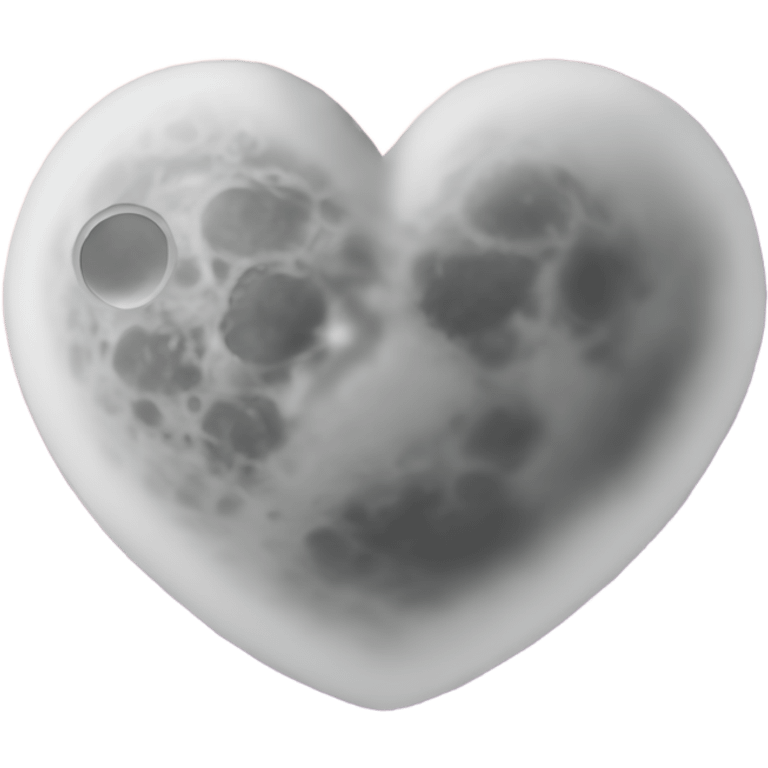 heart shaped moon emoji