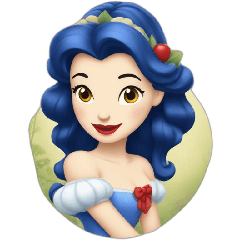 Blanche neige emoji