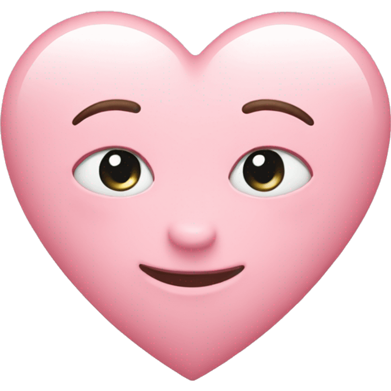 light pink heart emoji