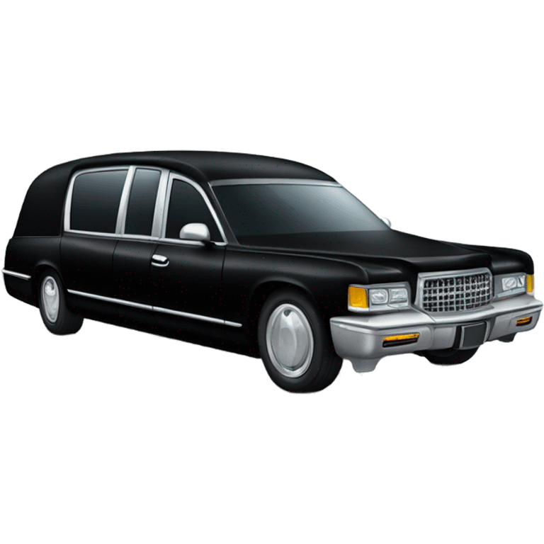 Black hearse  emoji