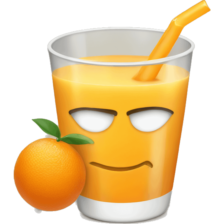 Orange Juice in a Cup emoji