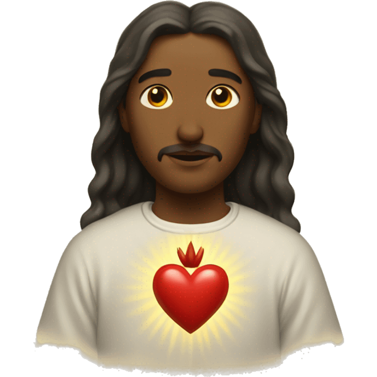 Sacred heart  emoji