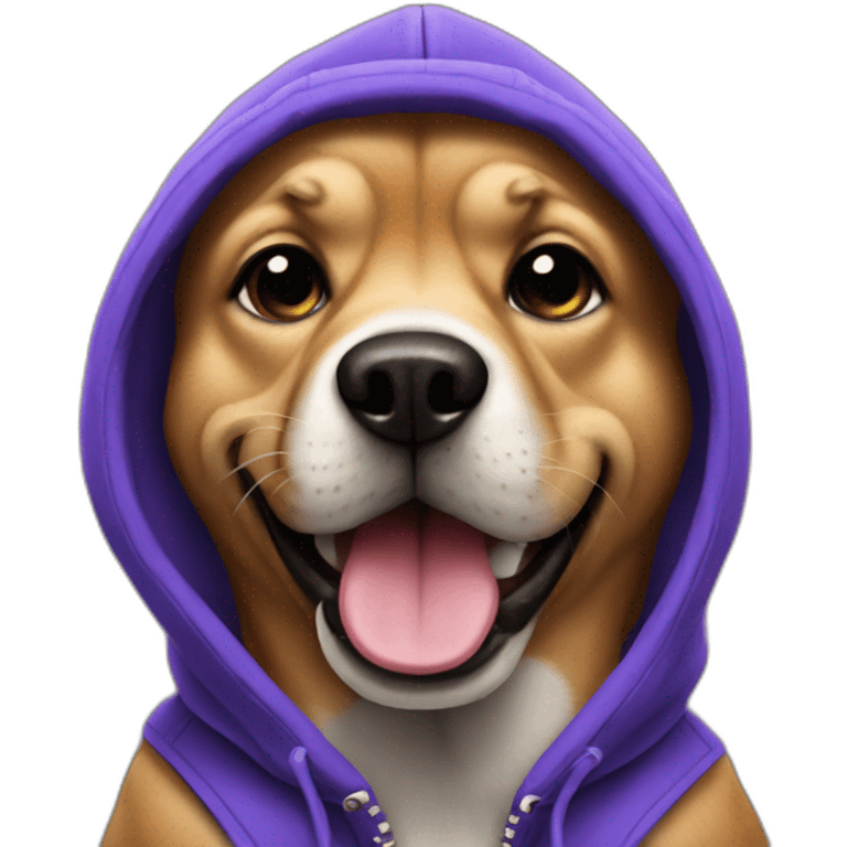 Dog rapper emoji