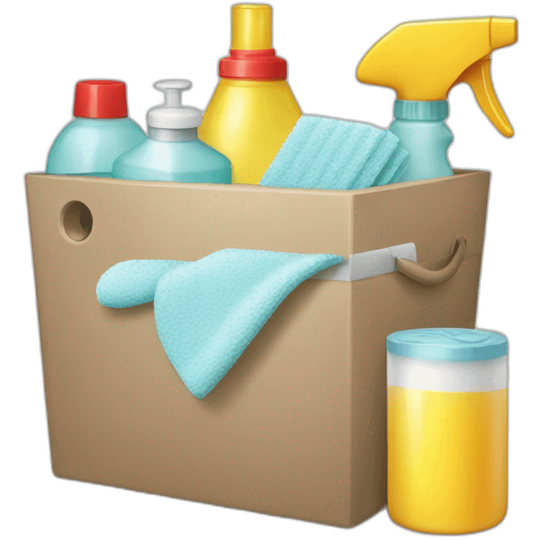 safe cleaning products health emoji