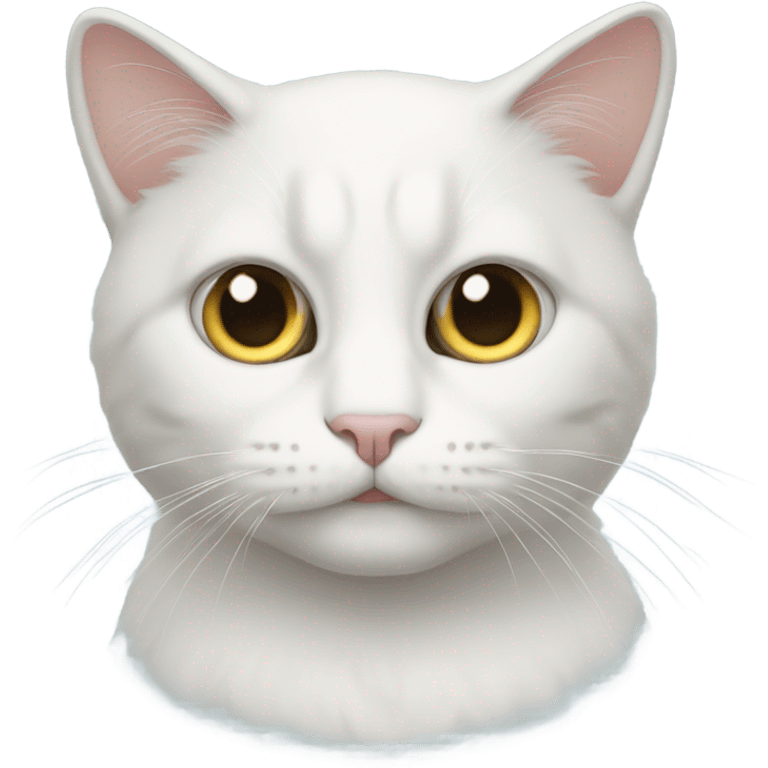 Cat with no pupils emoji