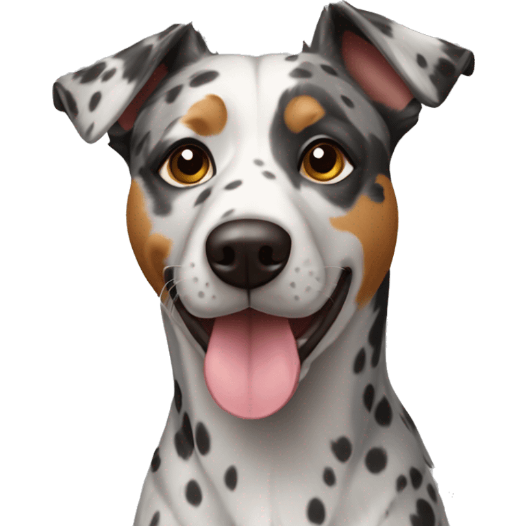 pointer heeler spotted dog emoji