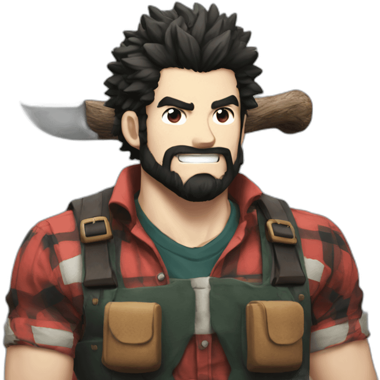 lumberjack in my hero academia emoji