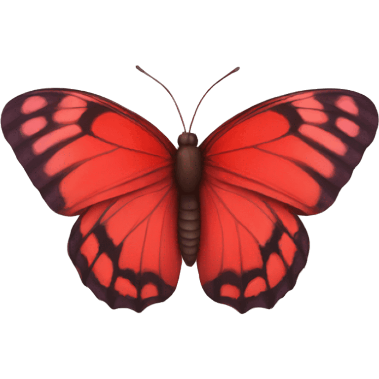 red butterfly emoji