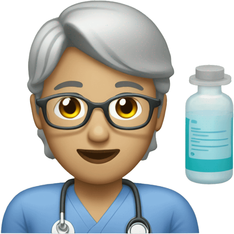 persona adinerada en el hospital emoji