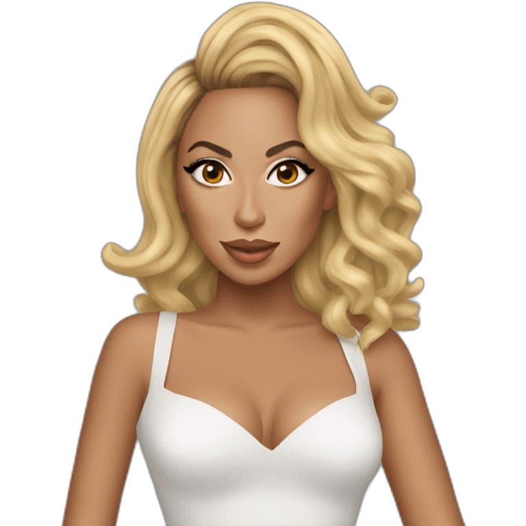 Beyoncé- lady gaga emoji