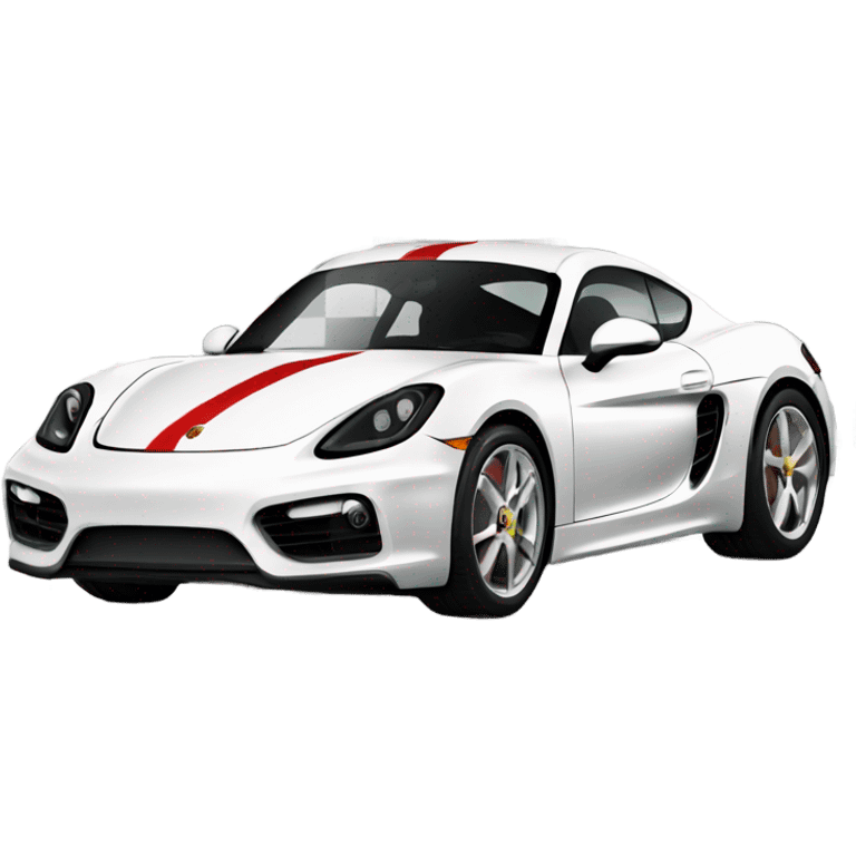 Porsche Cayman checkered  emoji