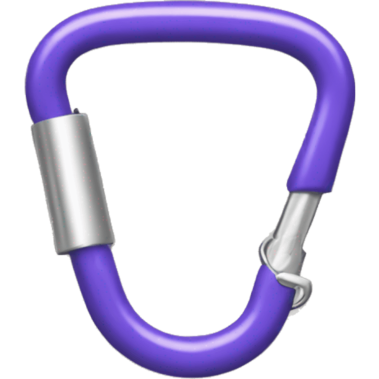 Aero shape carabiner emoji