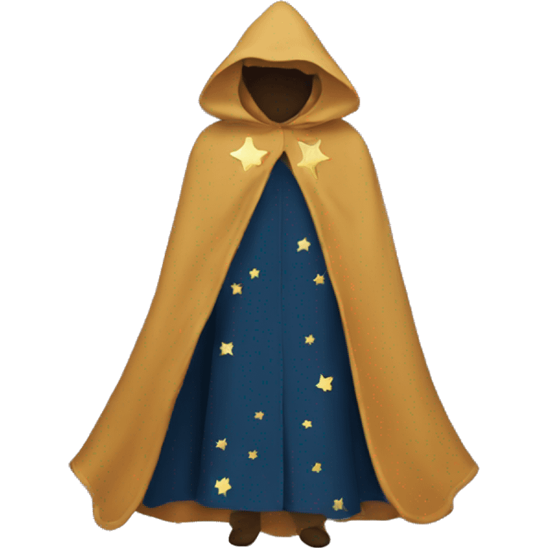 cloak with stars emoji