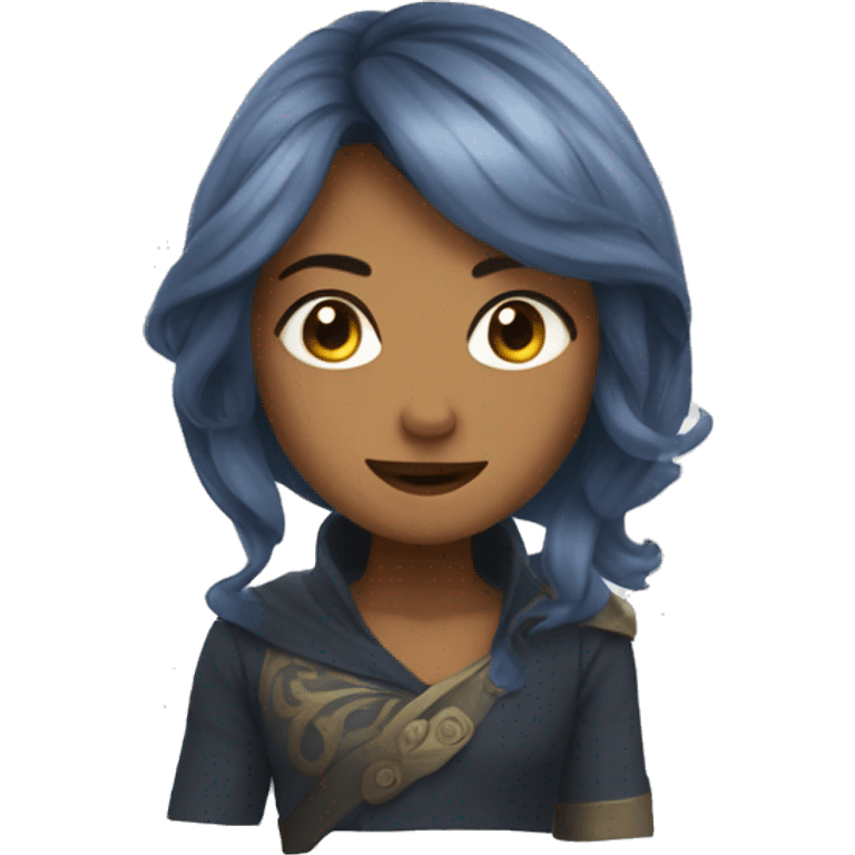 Luna de boton emoji