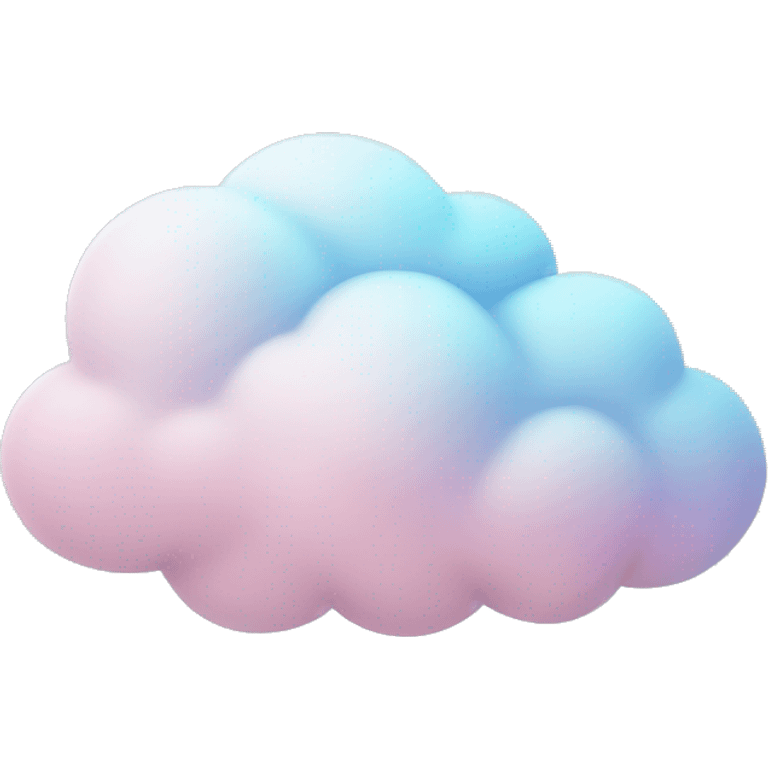 Pastel cloud emoji