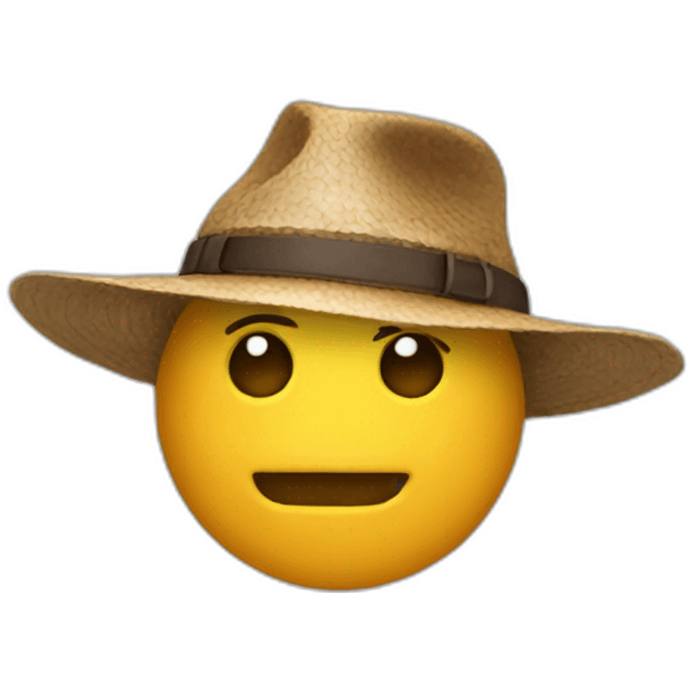 Canar avec un chapeau emoji