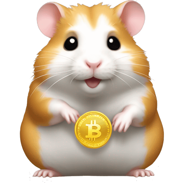 Hamster Sells Cryptocurrency emoji