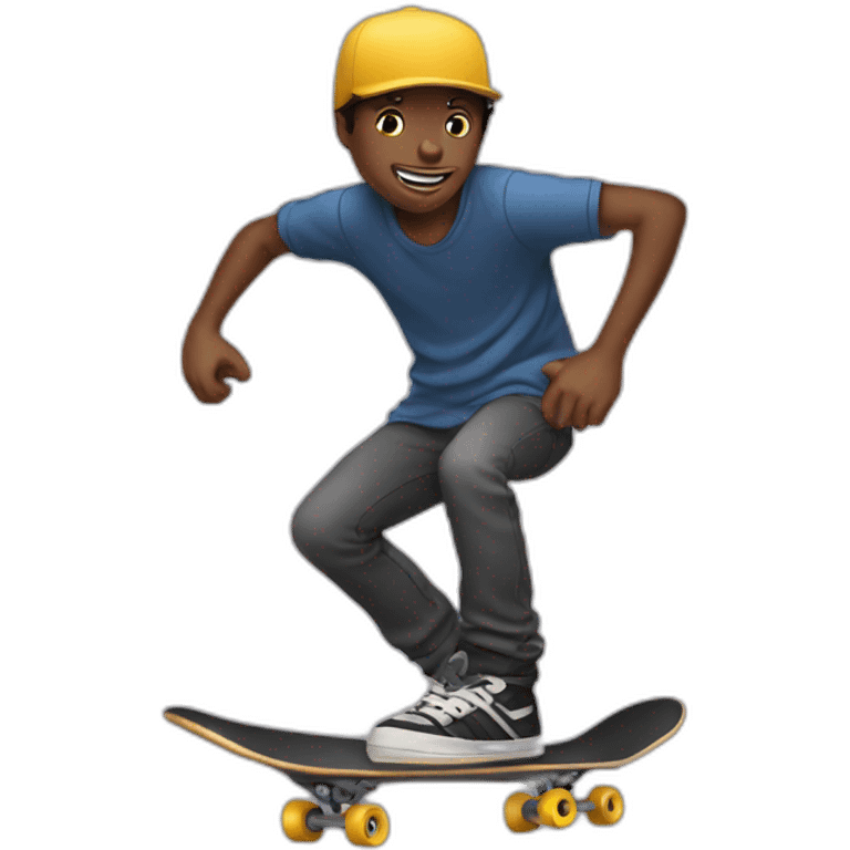 Skateboarder emoji