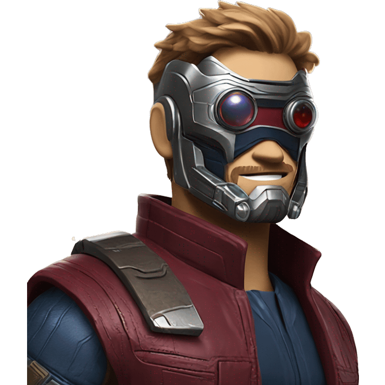 Starlord guardian of the galaxy happy emoji