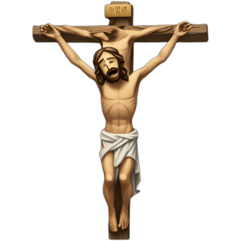 Crucified Jesus emoji