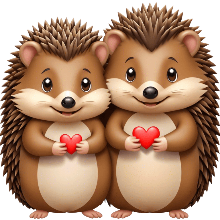 hedgehog say i love you tu other hedgehog emoji