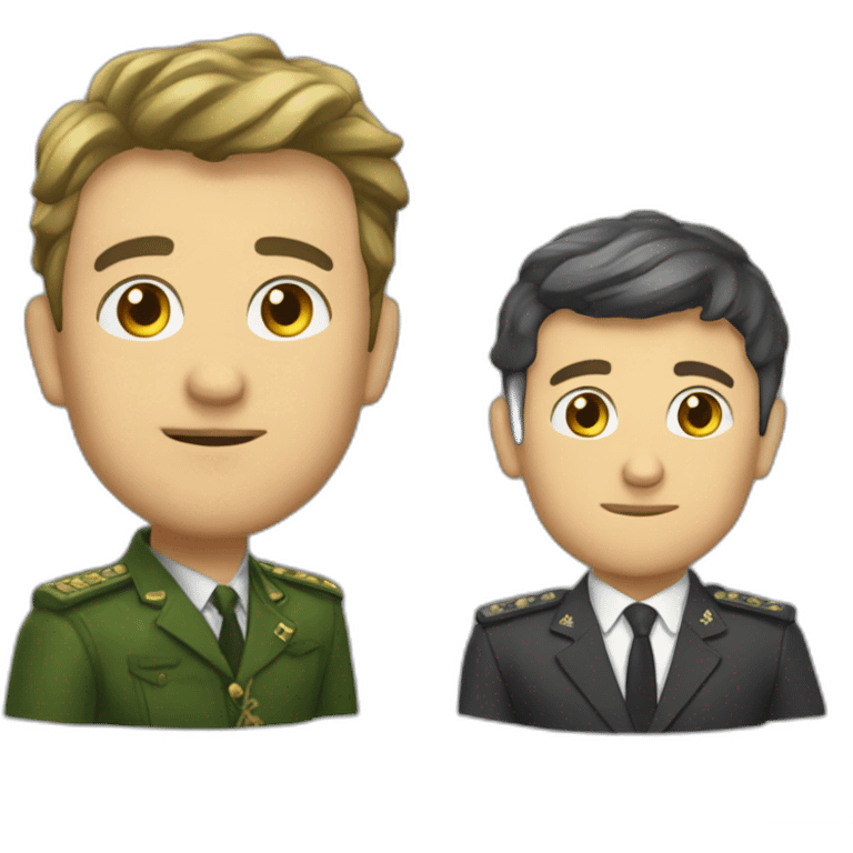 Zelenski with Budanov emoji