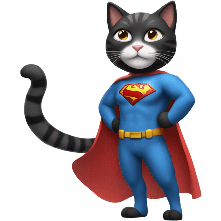 superman cat emoji