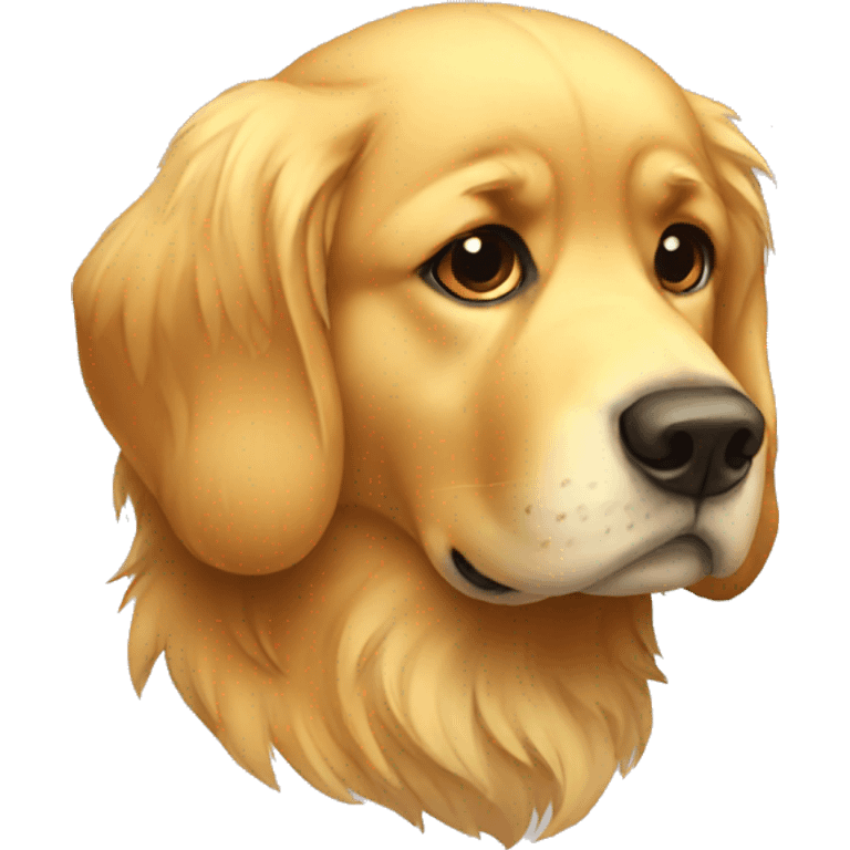 golden retriever sad emoji