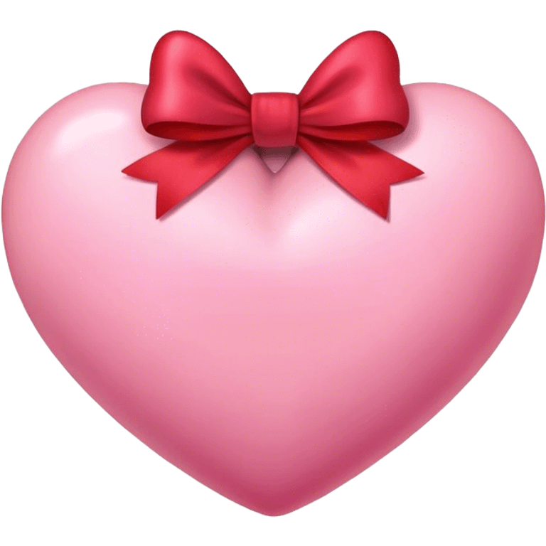 pink heart with bow emoji