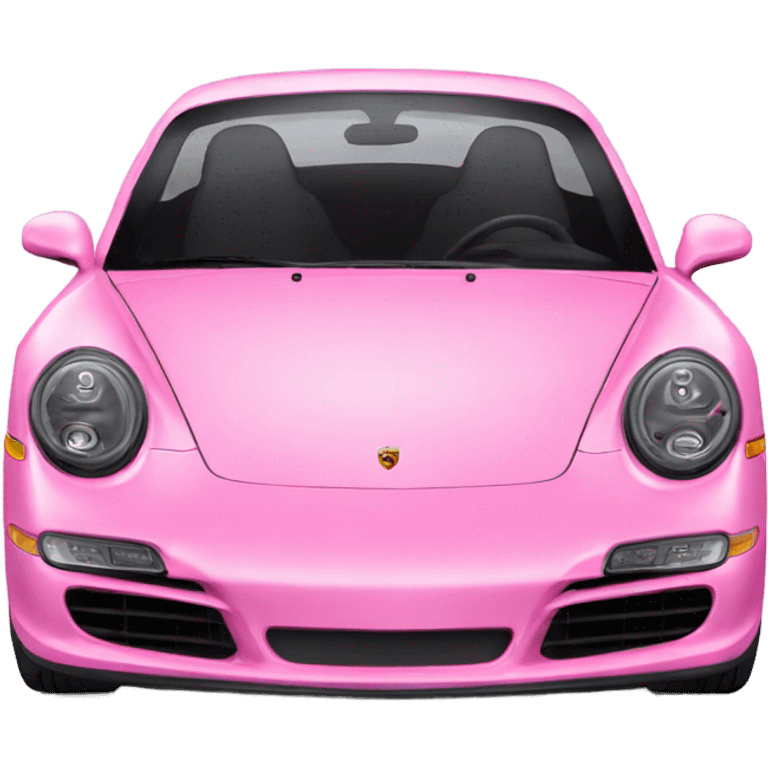 Pink Porsche  emoji