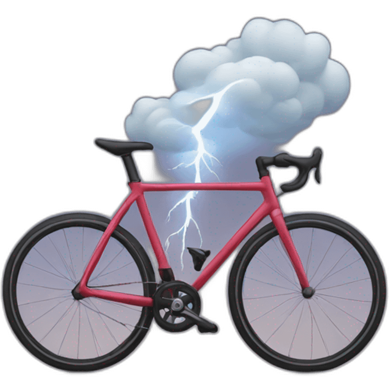 thunderstorm cycling emoji