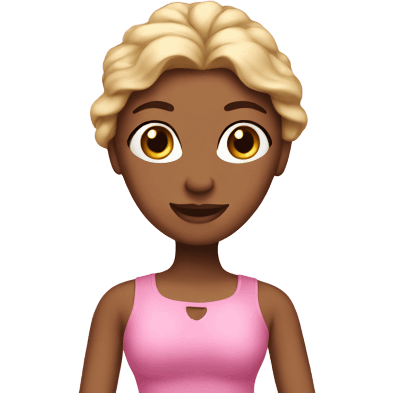 pink Pilates princess emoji