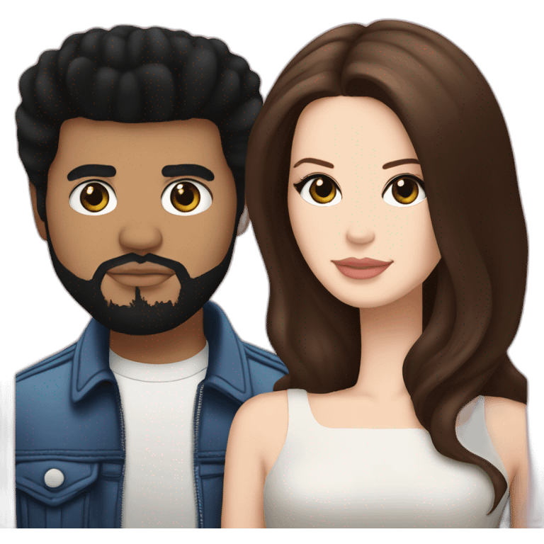 Lana del rey and The weeknd emoji