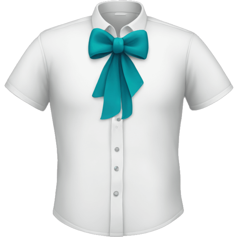 Shirt with bow  emoji