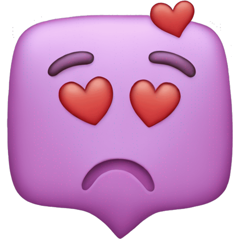 I love you text emoji